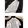 Áo sơ mi nam tay ngắn cổ điển Trung Quốc, silk cao cấp, làm áo khoác - 243.359 VND 8