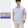 Áo sơ mi nam tay ngắn cổ đứng Vicenzo - Thô cotton mát, giảm 23% chỉ 165.000₫ 5
