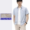 Áo sơ mi nam tay ngắn cổ đứng Vicenzo - Thô cotton mát, giảm 23% chỉ 165.000₫ 7