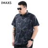Áo sơ mi nam tay ngắn dáng rộng họa tiết trẻ trung, phong cách công sở, giá 388.411 3