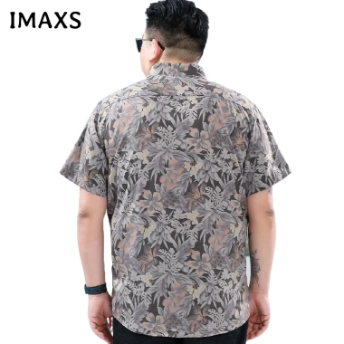 Áo sơ mi nam tay ngắn dáng rộng họa tiết trẻ trung, phong cách công sở, giá 388.411 6