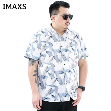 Áo sơ mi nam tay ngắn dáng rộng họa tiết trẻ trung, phong cách công sở, giá 388.411 7