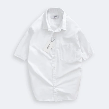 Áo sơ mi nam tay ngắn LADOS-8.098 chất OXFORD cao cấp sang trọng, có túi, dễ mặc - 181.000₫