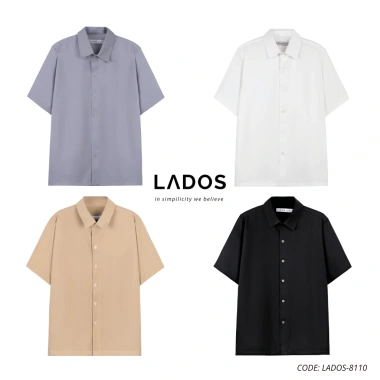 Áo sơ mi nam tay ngắn sang trọng vải mango chống nhăn, mát mẻ LADOS 28.110 Giá ưu đãi 144.000 VND
