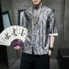 Áo sơ mi nam tay ngắn xu hướng hè - Phong cách Hanfu, giảm còn 426.300₫ 9