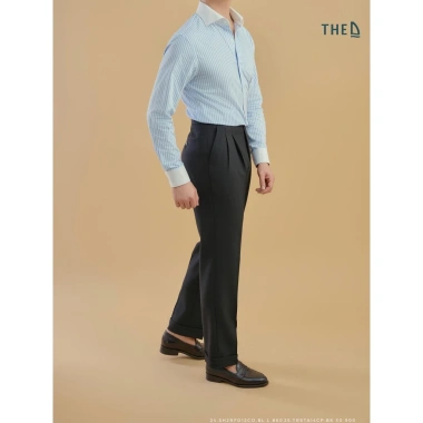 Áo sơ mi nam THE D cổ trắng Regular Fit 100% cotton - Giá chỉ 860.000₫