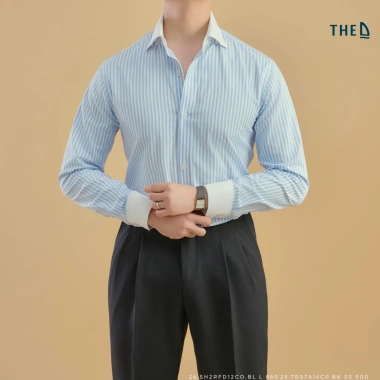 Áo sơ mi nam THE D cổ trắng Regular Fit 100% cotton - Giá chỉ 860.000₫ 10 Áo sơ mi nam THE D cổ trắng Regular Fit 100% cotton - Giá chỉ 860.000₫ 10