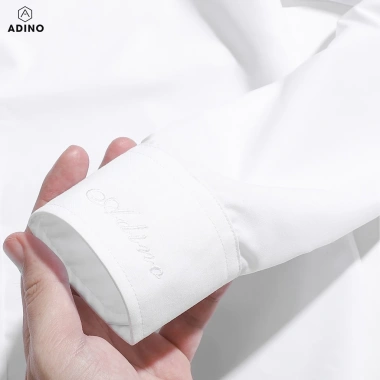 Áo sơ mi nam trắng dài tay ADINO vải nến lụa sợi sồi modal công sở trẻ trung 320k 4 Áo sơ mi nam trắng dài tay ADINO vải nến lụa sợi sồi modal công sở trẻ trung 320k 4