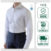 Áo sơ mi nam trắng THE D Regular Fit 100% cotton, lịch lãm, giảm giá 375.000₫