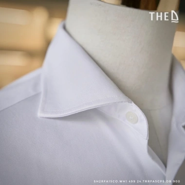 Áo sơ mi nam trắng THE D Regular Fit 100% cotton, lịch lãm, giảm giá 375.000₫ 3