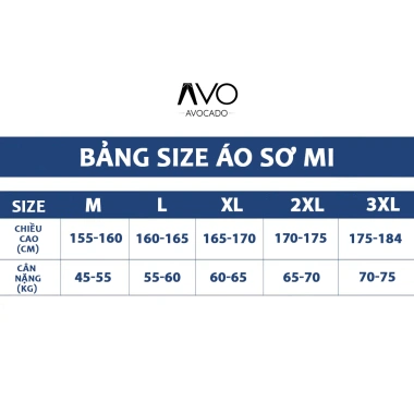 Áo sơ mi nam trơn Basic vải không nhăn cao cấp dài tay Avocado giá 96.500 VND