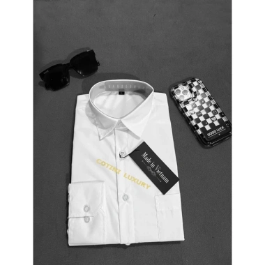 Áo sơ mi nam trung niên Cotini dài tay trắng, cotton cao cấp - 150.000 VND 3 Áo sơ mi nam trung niên Cotini dài tay trắng, cotton cao cấp - 150.000 VND 3