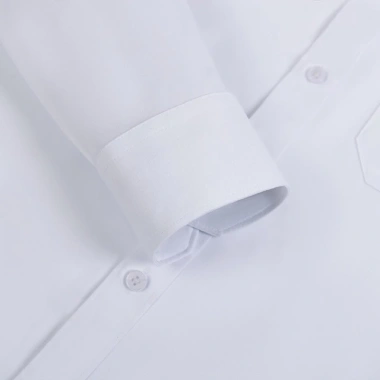 Áo sơ mi nam trung niên Cotini dài tay trắng, cotton cao cấp - 150.000 VND