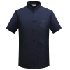 Áo sơ mi nam Trung Quốc thêu năm mới CNY, cổ Mandarin ngắn tay, giá 170.904 VND 3