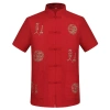 Áo sơ mi nam Trung Quốc thêu năm mới CNY, cổ Mandarin ngắn tay, giá 170.904 VND 10