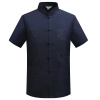 Áo sơ mi nam Trung Quốc thêu năm mới CNY, cổ Mandarin ngắn tay, giá 170.904 VND 17