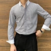 Áo sơ mi nam TUTO5 dài tay cổ trắng form slim, vải mềm thoáng chống nhăn - công sở cao cấp, 229k 5