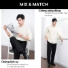 Áo sơ mi nam vải kate lụa mịn LADOS - Chuẩn công sở, thấm hút tốt, chỉ 129k 5