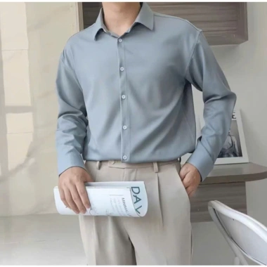 Áo sơ mi nam vải lụa mềm mịn cao cấp - Đi chơi, đi làm lịch sự, 79.000₫ 6
