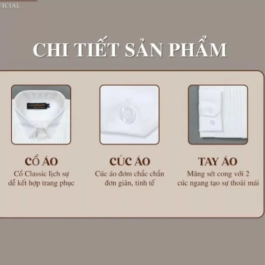 Áo sơ mi nam xếp ly dài tay HD Luxy chất liệu lụa chéo cao cấp, lịch lãm, slimfit – Giá chỉ 131,560₫