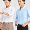 Áo sơ mi nam YODY dài tay slim-fit lụa nến mềm mịn, chống nhăn, túi tiện lợi - 229k 6