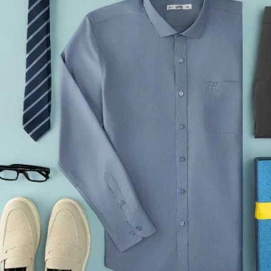 Áo sơ mi nam YODY dài tay slim-fit lụa nến mềm mịn, chống nhăn, túi tiện lợi - 229k 10