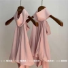 Áo sơ mi ngắn không tay Hàn Quốc màu hồng dây top gợi cảm - Giá 104.544₫ 3