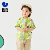 Áo sơ mi ngắn tay bé trai Minibala mùa hè, mềm mại thoáng khí, thân thiện da, thích hợp ngoài trời - 440.640₫