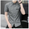 Áo sơ mi ngắn tay công sở nam mùa hè màu trơn giá ưu đãi 252.504 VND 6