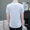 Áo sơ mi ngắn tay công sở nam mùa hè màu trơn giá ưu đãi 252.504 VND 8