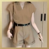 Áo sơ mi ngắn tay hến cổ V JISOO FASHIONS rộng, lụa cao cấp mềm mịn - công sở 69.000₫ 6