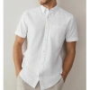 Áo Sơ Mi Ngắn Tay Hippolis Trắng Oxford Cotton Mềm Mát, Đứng Phom – 331.200₫ 2