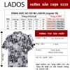 Áo sơ mi ngắn tay hoa nhài LADOS-18.152 lụa co giãn, thấm hút, đi biển, giá 162.000đ 3