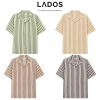 Áo sơ mi ngắn tay kẻ sọc cổ vest LADOS-8.154 trẻ trung Hàn Quốc giảm còn 153.000₫