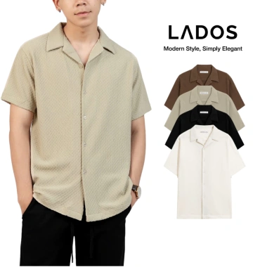 Áo sơ mi ngắn tay LADOS-8.168 - Thun xốp cao cấp, thoáng mát, co giãn, đi biển, chỉ 181k 2 Áo sơ mi ngắn tay LADOS-8.168 - Thun xốp cao cấp, thoáng mát, co giãn, đi biển, chỉ 181k 2