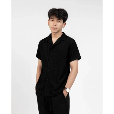 Áo sơ mi ngắn tay LADOS-8.168 - Thun xốp cao cấp, thoáng mát, co giãn, đi biển, chỉ 181k