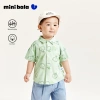 Áo sơ mi ngắn tay Minibala Boys mùa hè - Thoáng khí, mềm mại, giá 336.960₫