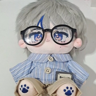 Áo Sơ Mi Nhà Nhỏ 20cm Cotton Dễ Thương Búp Bê Sọc - Quần Áo Bé Thay Thế Chơi