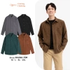 Áo sơ mi nhung tăm tay dài QTINO unisex, form rộng, vải mềm mại dày dặn, sành điệu giá 170k