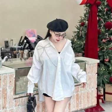 Áo Sơ Mi Nơ Đá Ngực ZangZang Cotton Mềm Mịn Thời Trang Nữ Cao Cấp 150.000 VND