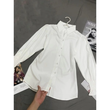 Áo Sơ Mi Nữ Bánh Bèo Phối Cúc VIIAvn - Giá chỉ 174.300₫, giảm 16%