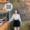 Áo Sơ Mi Nữ Bánh Bèo Phối Cúc VIIAvn - Giá chỉ 174.300₫, giảm 16% 5