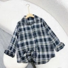 Áo sơ mi nữ bigsize form rộng kẻ sọc dài tay và khăn cổ nơ xinh SM182+A195 giảm 16% 10