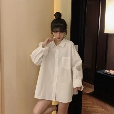 Áo Sơ Mi Nữ Bigsize Tay Dài Cổ Trăng Vintage Mùa Hè Hàn Quốc 343.591₫ 9