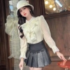 Áo sơ mi nữ cổ bèo voan tay dài, cổ tròn thời trang - Giá chỉ 125.000đ | MORI CLOTHINGS 4