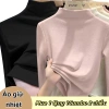 Áo sơ mi nữ cổ cao 3cm mùa thu đông ôm sát, ấm áp, giá ưu đãi 90.300₫ 4