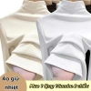 Áo sơ mi nữ cổ cao 3cm mùa thu đông ôm sát, ấm áp, giá ưu đãi 90.300₫ 7