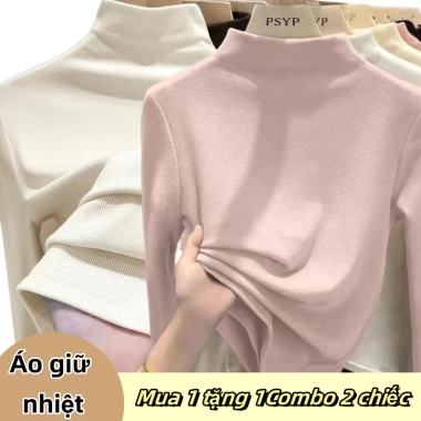 Áo sơ mi nữ cổ cao 3cm mùa thu đông ôm sát, ấm áp, giá ưu đãi 90.300₫ 8