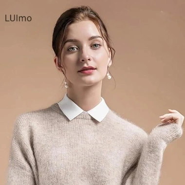 Áo sơ mi nữ cổ công sở cổ giả nửa, thời trang công sở, giá ưu đãi 78.192₫