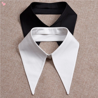 Áo sơ mi nữ cổ nhọn detachable dickey tháo rời giá siêu ưu đãi 67.818 VND